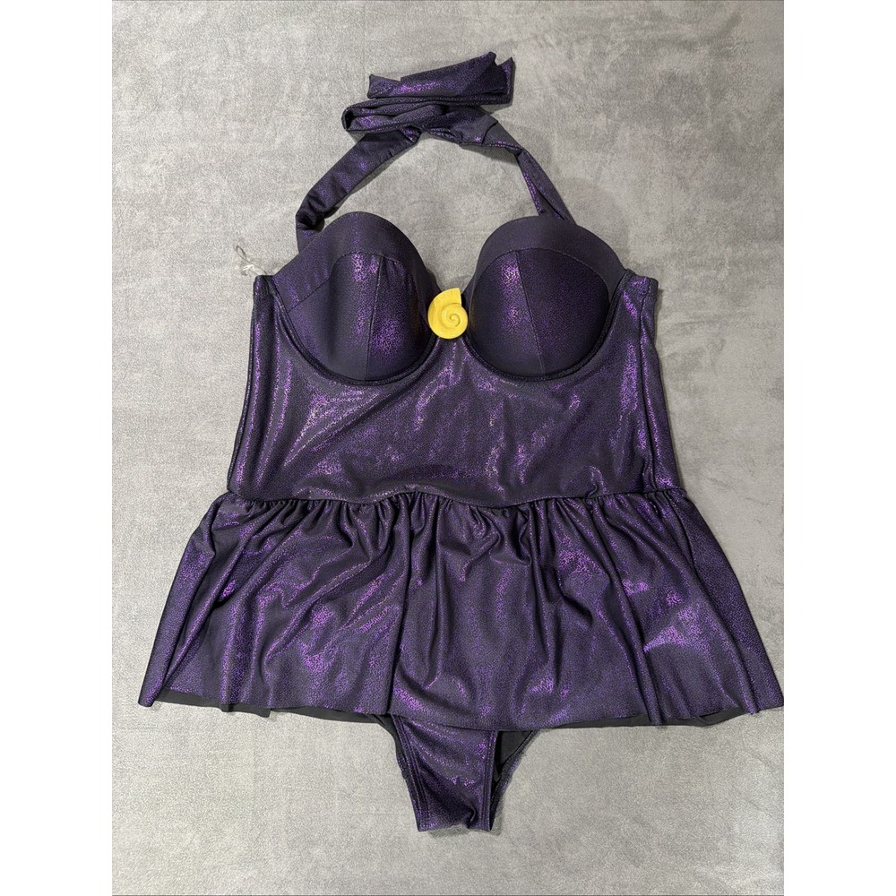 Hot Topic Disney The Little Mermaid Ursula Skirt Swimsuit Plus Size 1